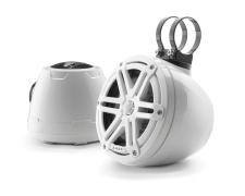 M3 VeX™ 6,5-inch Enclosed Coaxial Speakers, Gloss White Enclosure, Gloss White Sport Grille