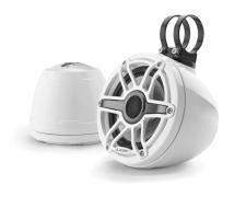 M6 VeX™ 6,5-inch Enclosed Coaxial Speakers, Gloss White Enclosure, Gloss White Trim Ring, Gloss White Sport Grille