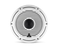 M6, 8,8-inch Marine Coaxial Speakers, Gloss White Trim Ring, Gloss White Classic Grill, Black Tweeter Mesh