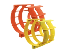 Propeller Guard, for 9-25 HP, Plastic, Ø23cm, Yellow